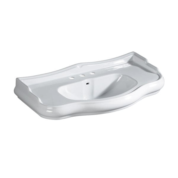 Lavabo bianco in ceramica 100x54,5 cm Retro – Sapho