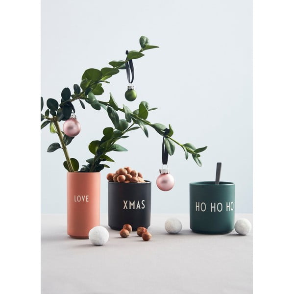 Tazza in porcellana verde scuro Preferito Ho Ho Ho - Design Letters-image-4