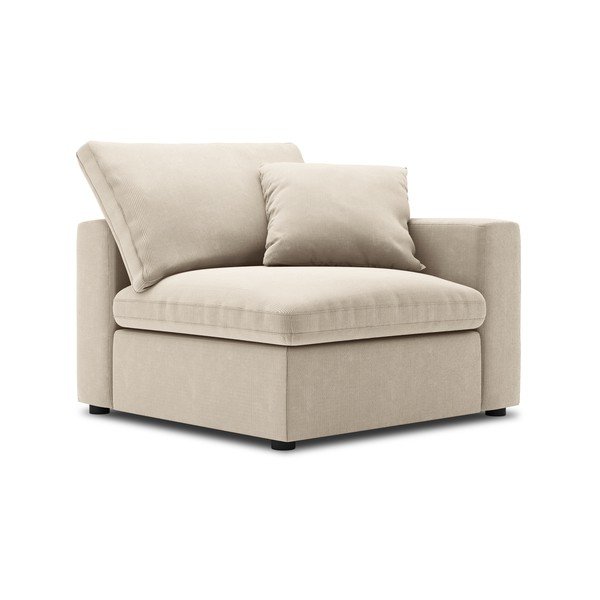 Parte angolare beige del divano modulare in velluto a coste, angolo destro Galaxy - Windsor & Co Sofas-image-2