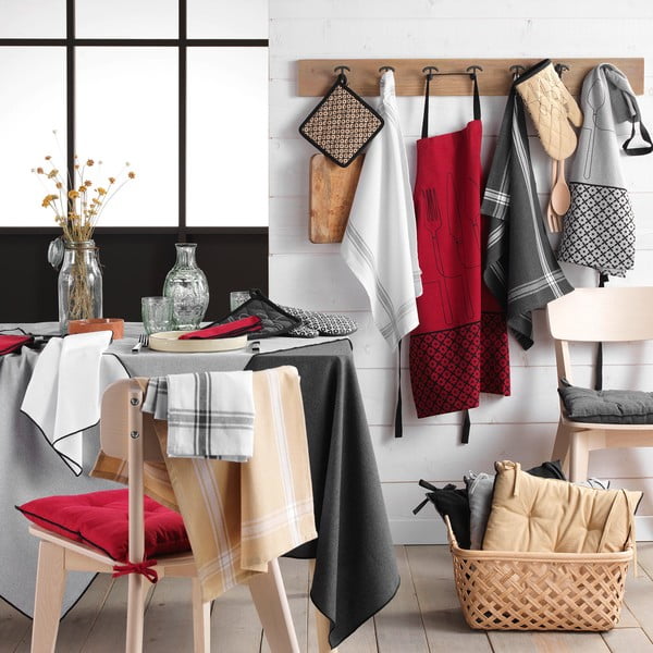 Presine in cotone riciclato in set da 2 Cuisiline - douceur d'intérieur-image-2