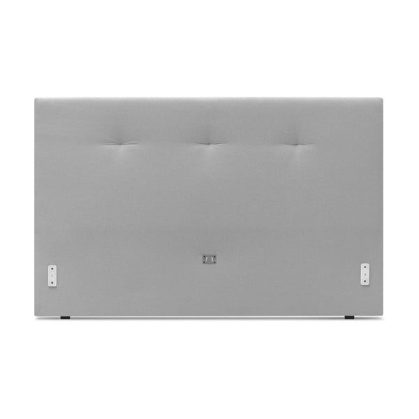 Letto matrimoniale imbottito grigio chiaro con griglia 180x200 cm Tory - Bobochic Paris-image-3