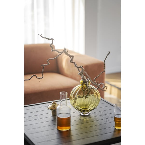 Tavolino marrone scuro con piano in rovere ø 80 cm Deerfield - Rowico-image-4