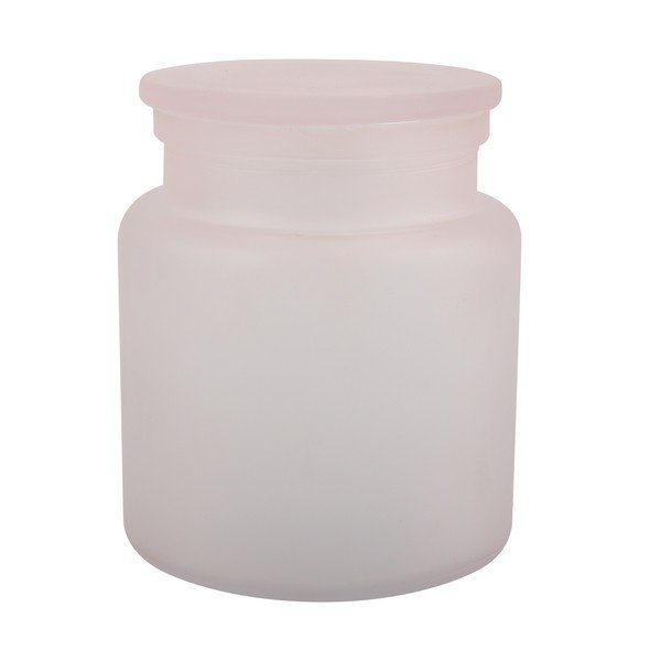 Organizer da bagno rosa chiaro in vetro per dischetti di cotone Yoko – Spirella