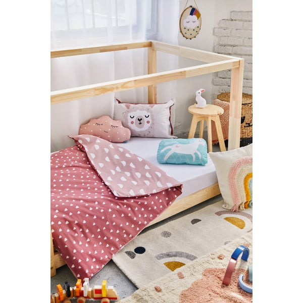 Biancheria da letto per bambini in cotone per letto singolo 140x200 cm Lama - Bonami Selection-image-1