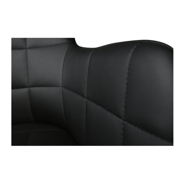 Sedia in similpelle nera Embrace Embrance - DAN-FORM Denmark-image-1
