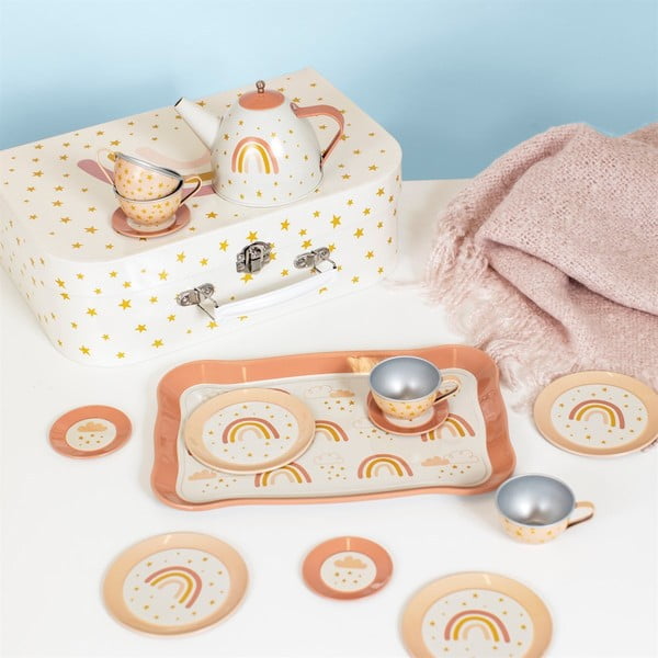 Attrezzature per la cucina dei bambini Earth Rainbow Tea Set - Sass & Belle-image-1