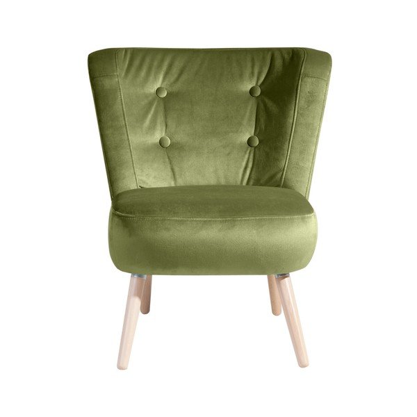 Poltrona verde Neele Velvet - Max Winzer-image-2