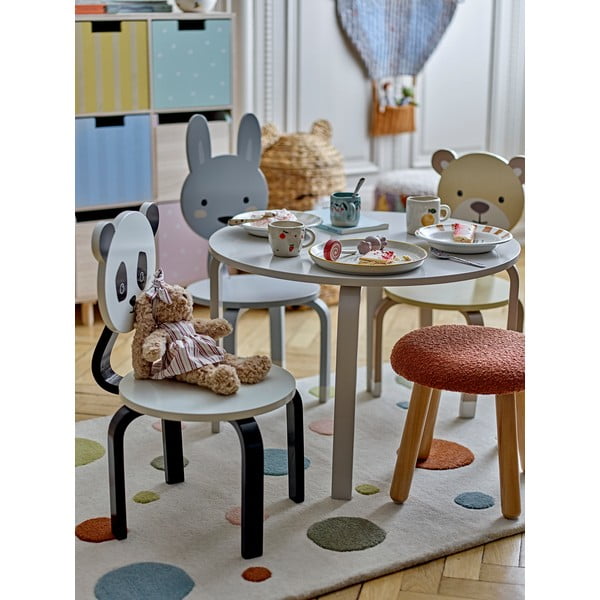 Sedia per bambini grigio chiaro Marle - Bloomingville Mini-image-1