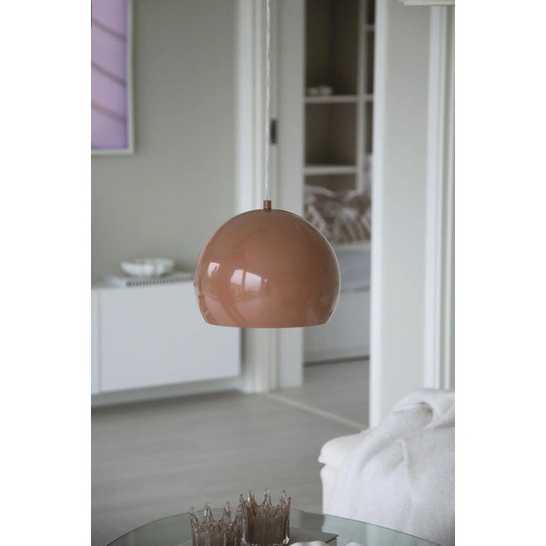 Lampadario marrone con paralume in metallo ø 28 cm Pop – Markslöjd-image-1