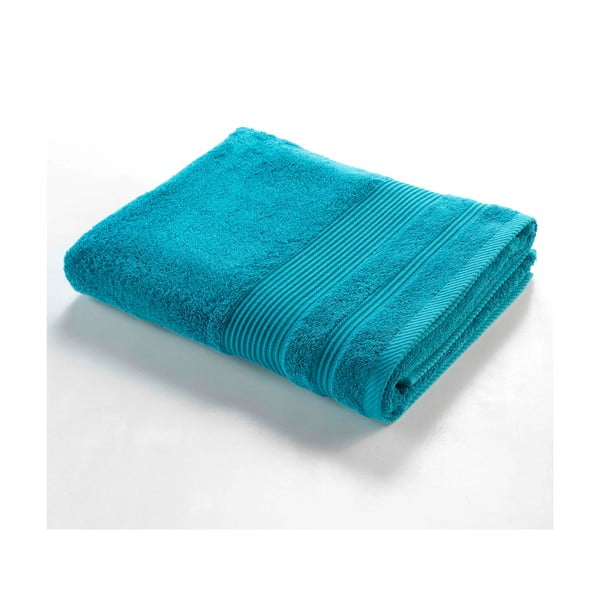 Asciugamano blu in spugna di cotone 90x150 cm Tendresse - douceur d'intérieur