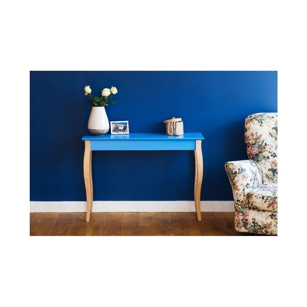 Consolle Lillo blu, larghezza 85 cm - Ragaba-image-2