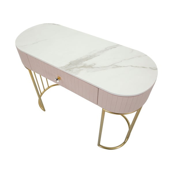 Consolle rosa 100x40 cm Montpellier - Mauro Ferretti-image-4