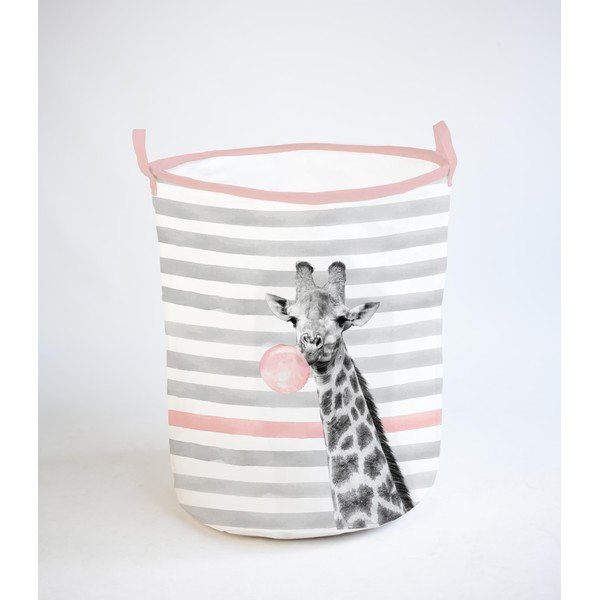 Cestino pieghevole Giraffe Giraffe Bubble Gum - Really Nice Things