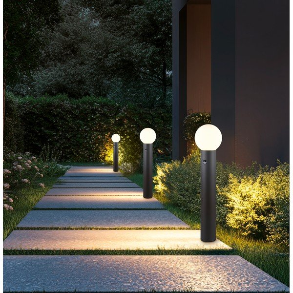 Illuminazione esterna con sensore di movimento a colonna ø 18 cm Mures – Trio-image-2