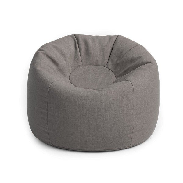 Pouf a sacco per bambini grigio scuro Outzy – Meowbaby