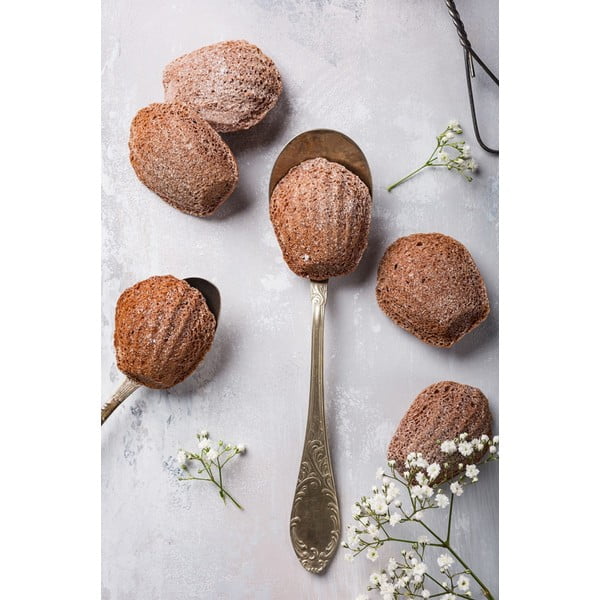 Stampo da forno in silicone per madeleine 17,5x29,5 cm – Orion-image-1