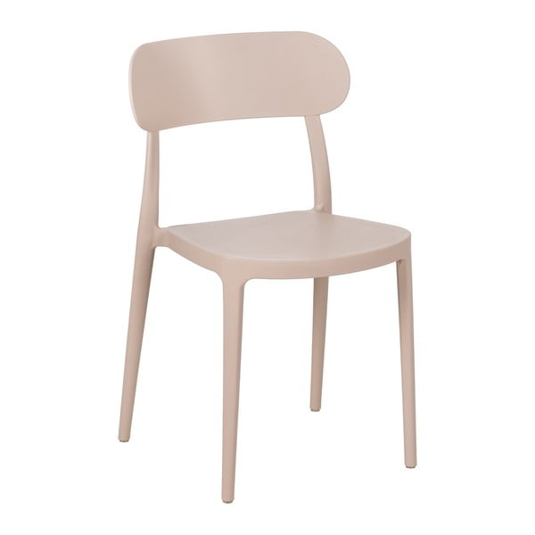 Set di 2 sedie da pranzo beige in plastica - Ixia