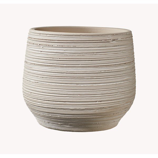 Vaso in ceramica beige Ravenna, ø 19 cm - Big pots