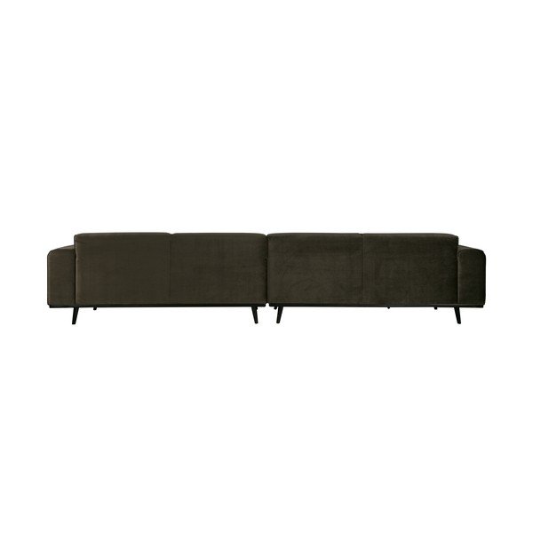 Divano Statement in velluto verde scuro, 372 cm - BePureHome-image-3