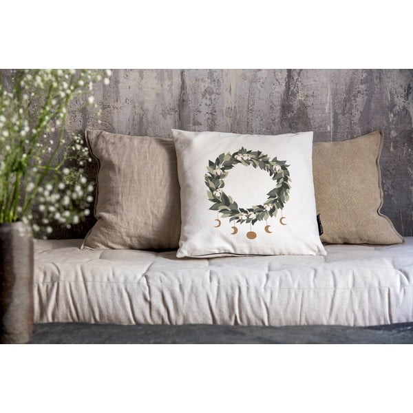 Federa decorativa a tema Natale 45x45 cm Festive Wreath – Butter Kings-image-1