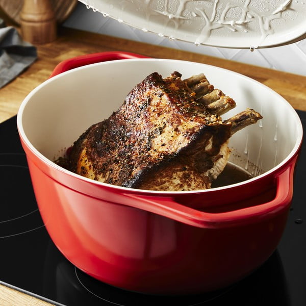 Pentola in alluminio con coperchio antiaderente per induzione 5,7 l Air - Tefal-image-1