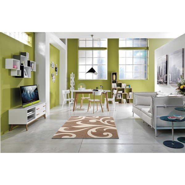 Tappeto crema Damasco, 140 x 190 cm - Tomasucci-image-2
