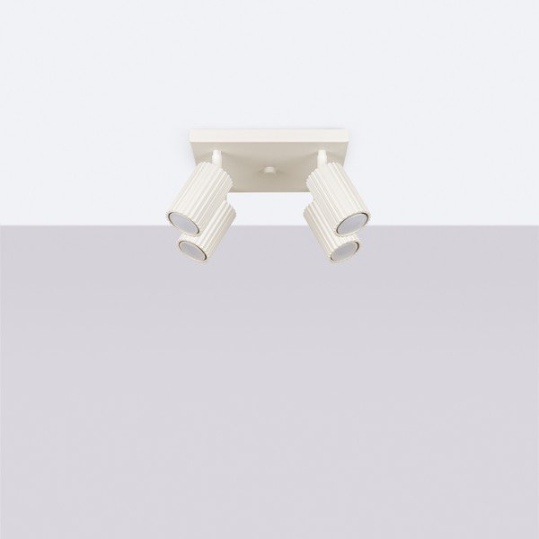 Faretto color crema 25x25 cm Gleam – Sollux-image-4