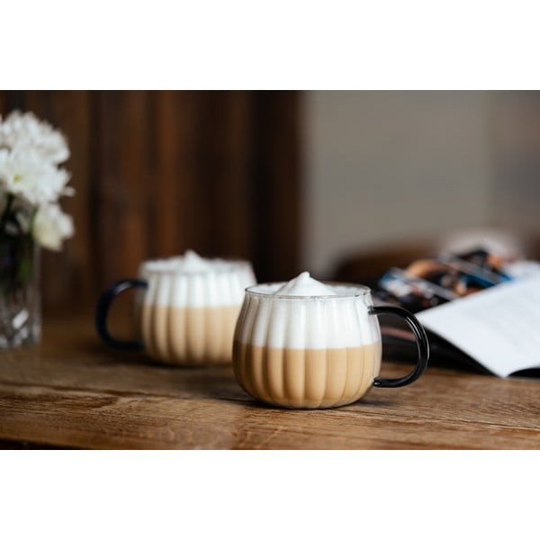 Tazze in set per cappuccino 2 pz 350 ml Tulip – Vialli Design-image-1