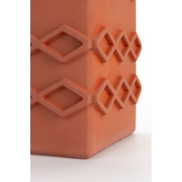 Vaso in cemento arancione Graphic - Zuiver-image-4