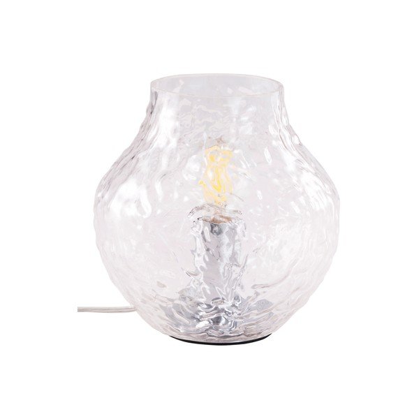 Lampada da tavolo in vetro (altezza totale 15 cm) Breen – Jotex