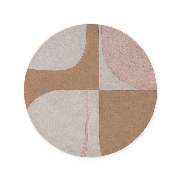 Tappeto rotondo in lana tessuto a mano ø 160 cm Westminster Windmill – Ted Baker