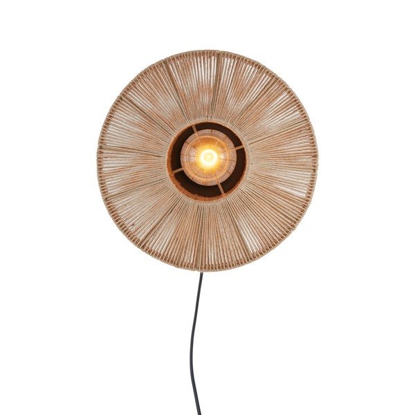 Lampada da parete in colore naturale ø 31 cm Lyra - Light & Living-image-4