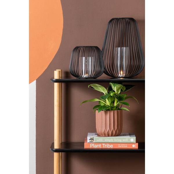 Lanterna da tavolo nera Lanterna, altezza 30 cm - PT LIVING-image-1