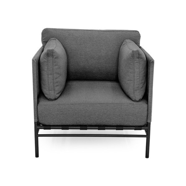 Poltrona da giardino imbottita grigio scuro Dandy - Sit Sit-image-2