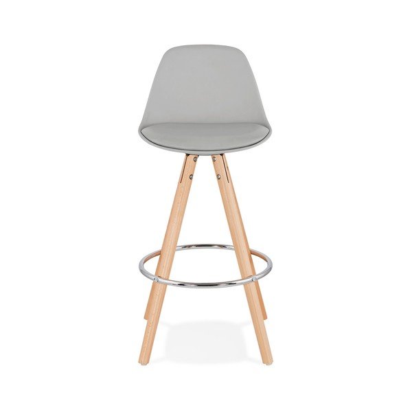 Sgabello da bar grigio, altezza seduta 64 cm Anau - Kokoon-image-2