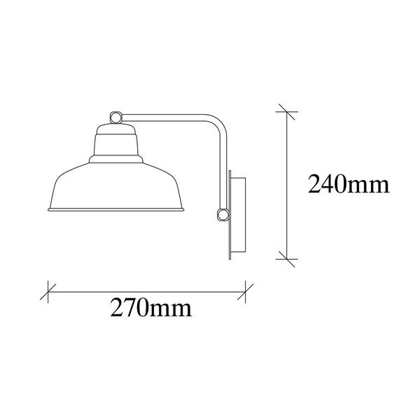 Lampada da parete nera Berceste – Opviq lights-image-4