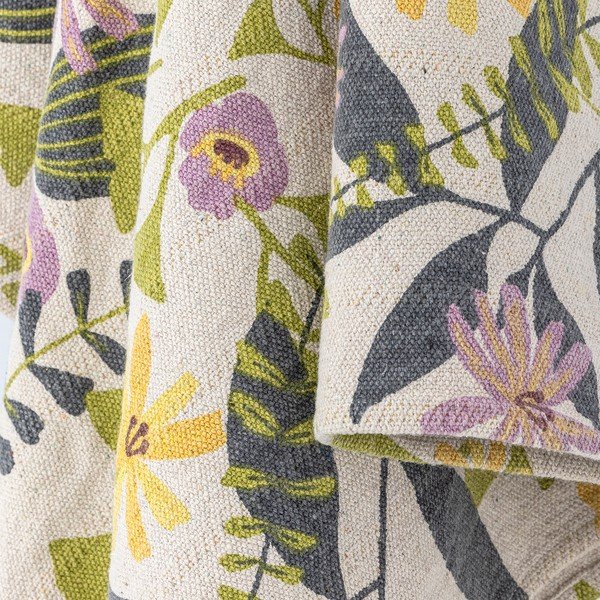 Coperta in cotone riciclato 130x160 cm Camelie – Bloomingville-image-2