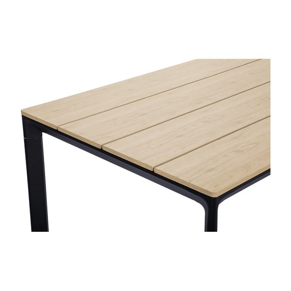 Set da pranzo da giardino per 4 persone con sedia Joanna nera e tavolo Thor, 147 x 90 cm Thor & Joanna - Bonami Selection-image-3