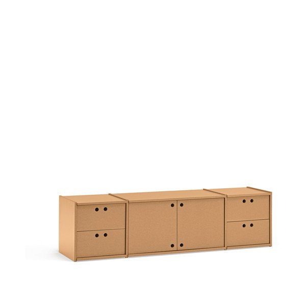 Mobile TV di colore naturale 157x42x40 cm Wally – Teulat-image-4