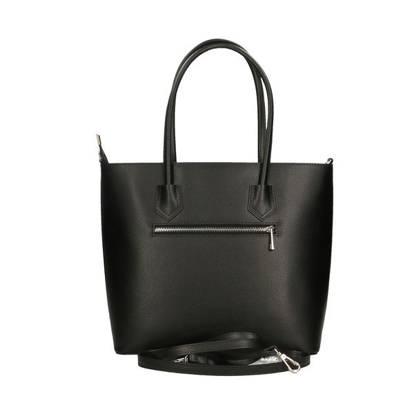 Borsa in pelle nera - Chicca Borse
