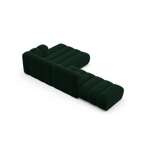 Divano angolare verde scuro ad angolo destro Lupine - Micadoni Home-image-3