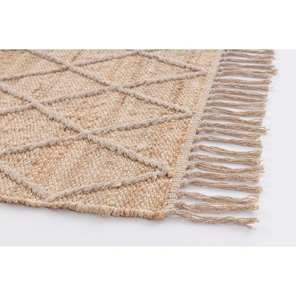 Tappeto di colore naturale in iuta tessuto a mano 60x90 cm Shaila – Yes Everyday-image-2