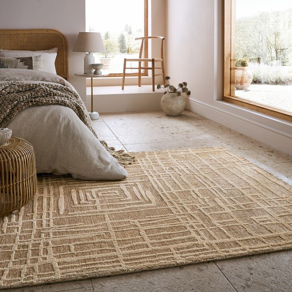 Tappeto beige 120x170 cm Elliot – Flair Rugs-image-1