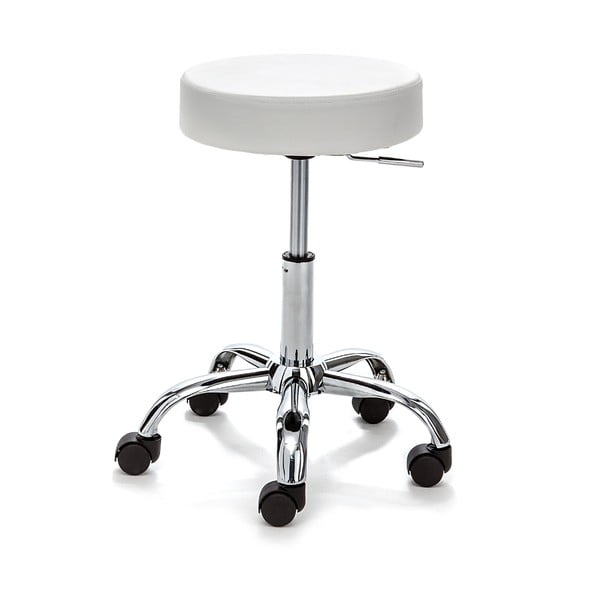 Sedia da ufficio bianca in similpelle Tizio – Tomasucci