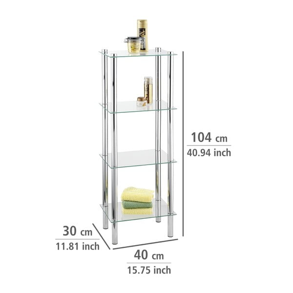 Scaffale a 4 sezioni Yago - Wenko-image-1