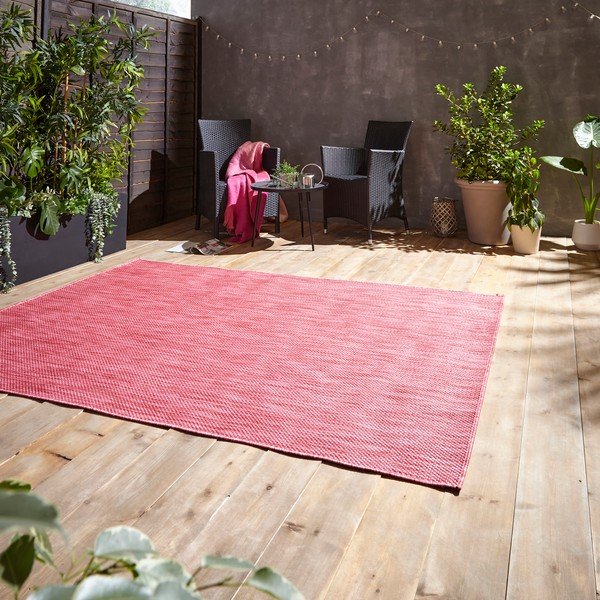 Tappeto da esterno rosso/rosa 170x120 cm POP! - Think Rugs-image-2