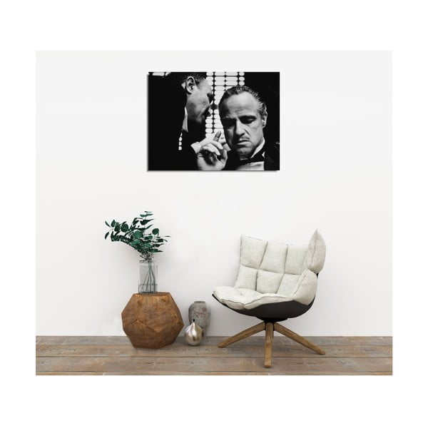 Pittura murale su tela Talk, 40 x 30 cm - Wallity-image-2