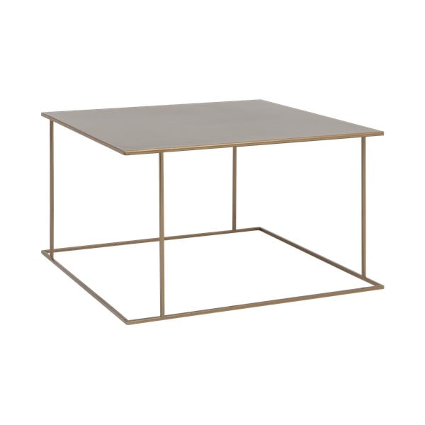 Tavolino in oro Custom Form , 80 x 80 cm Walt - CustomForm