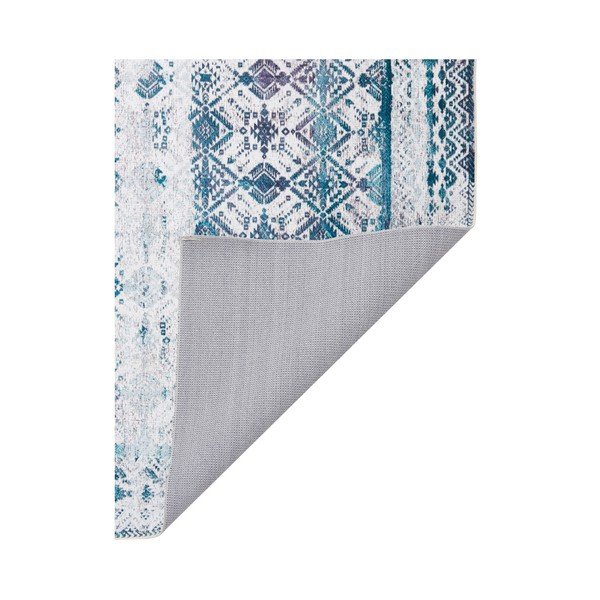 Tappeto azzurro , 80 x 150 cm Kilim - Floorita-image-1