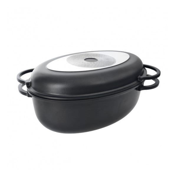 Pirofila da 3 pezzi con superficie in teflon e coperchio aromatico Al - Orion-image-2